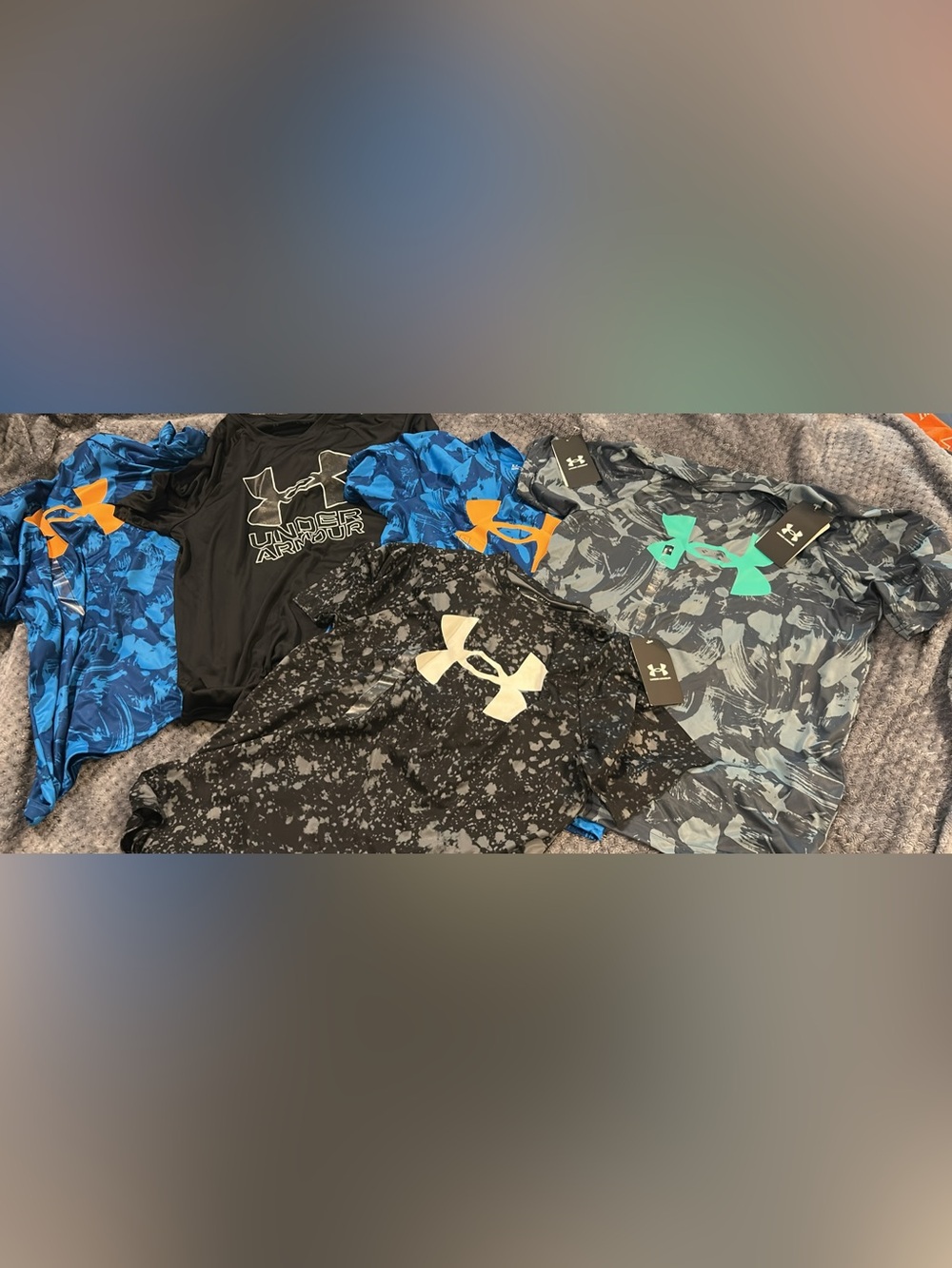 5 NWT Boys SzL Under Armour Tech Shirts